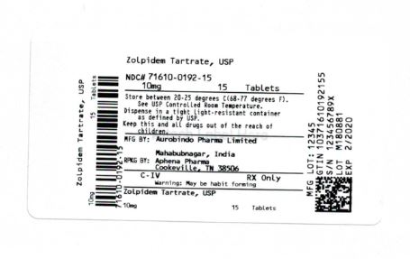Zolpidem Tartrate